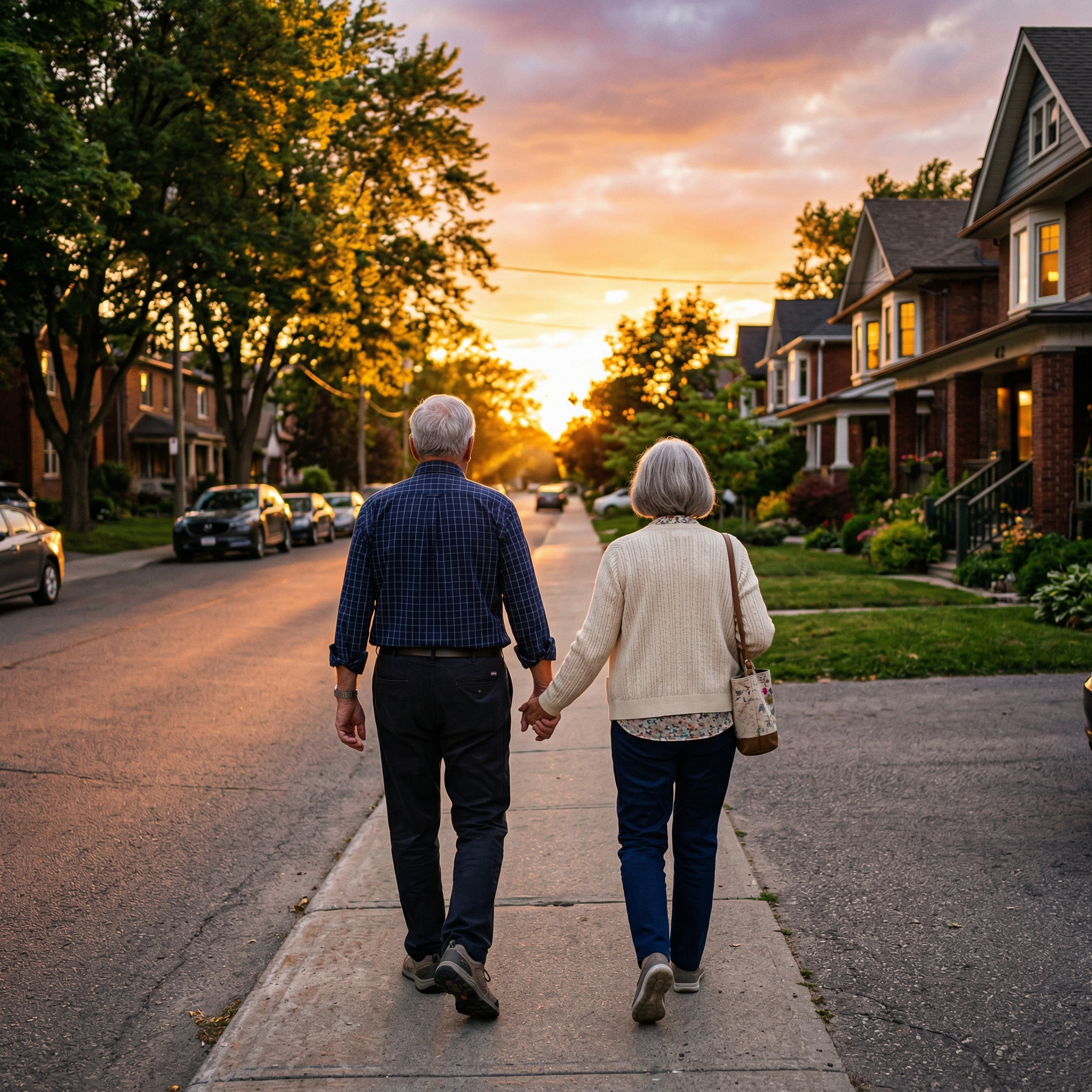 Happy senior couple enjoying retirement at home