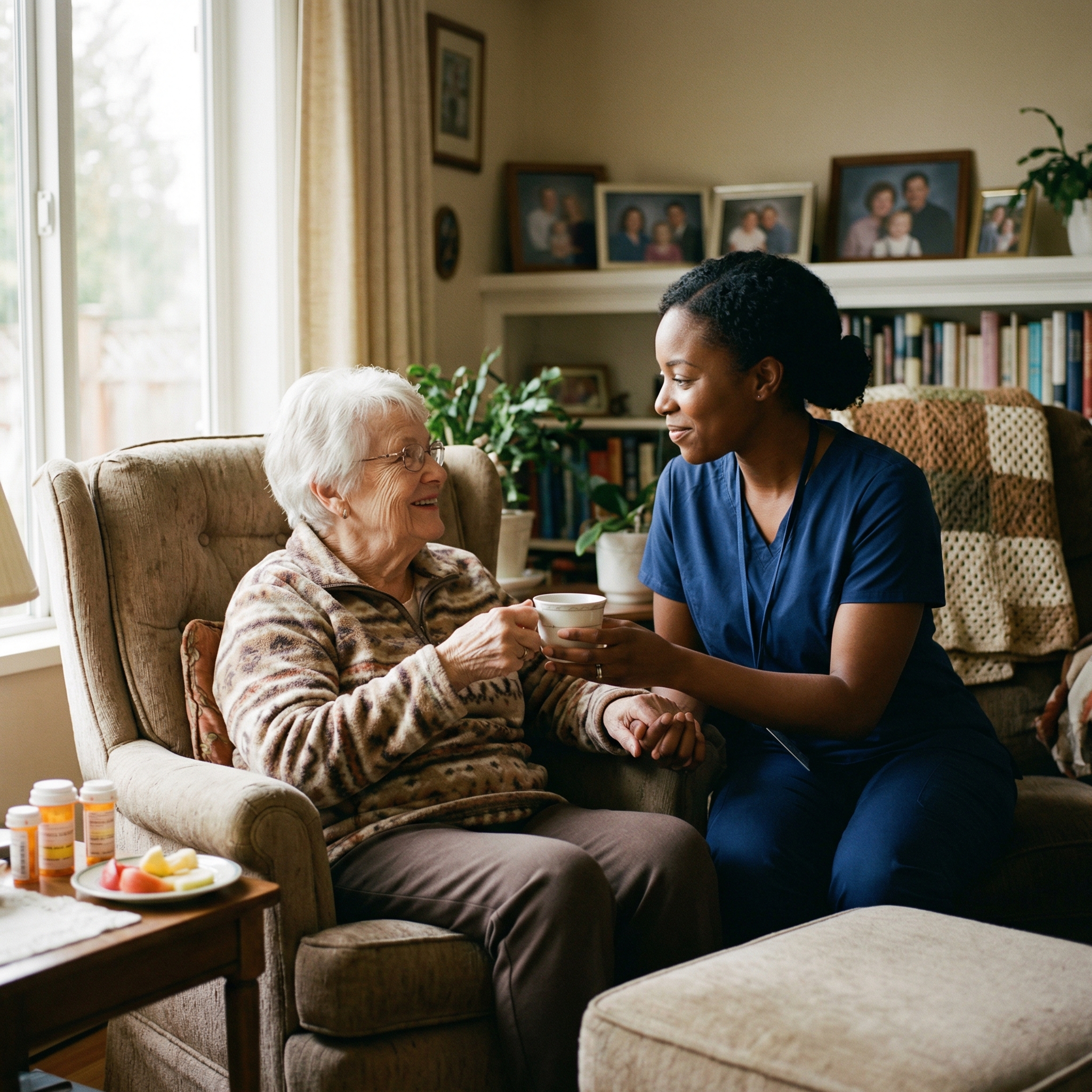 Toronto senior receiving home care support funded by reverse mortgage